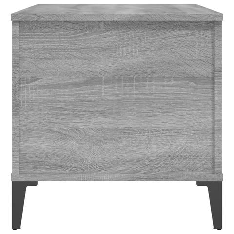 vidaXL Coffee Table Grey Sonoma 90x44.5x45 cm Engineered Wood