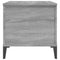 vidaXL Coffee Table Grey Sonoma 90x44.5x45 cm Engineered Wood
