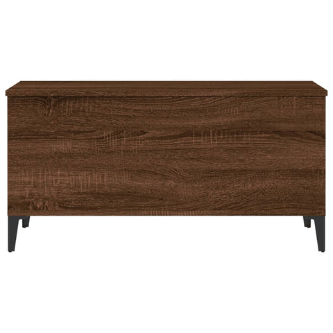 vidaXL Coffee Table Brown Oak 90x44.5x45 cm Engineered Wood
