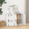 vidaXL Sideboard White 100x33x59.5 cm Engineered Wood
