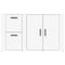 vidaXL Sideboard White 100x33x59.5 cm Engineered Wood