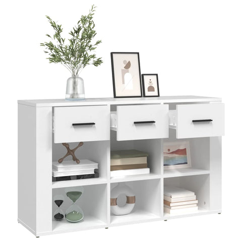 vidaXL Sideboard White 100x30x59.5 cm Engineered Wood