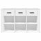 vidaXL Sideboard White 100x30x59.5 cm Engineered Wood