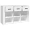 vidaXL Sideboard White 100x30x59.5 cm Engineered Wood