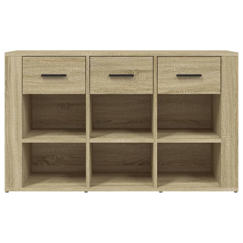vidaXL Sideboard Sonoma Oak 100x30x59.5 cm Engineered Wood