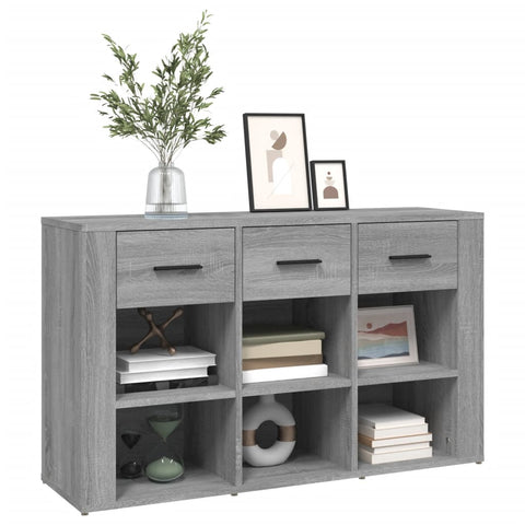vidaXL Sideboard Grey Sonoma 100x30x59.5 cm Engineered Wood