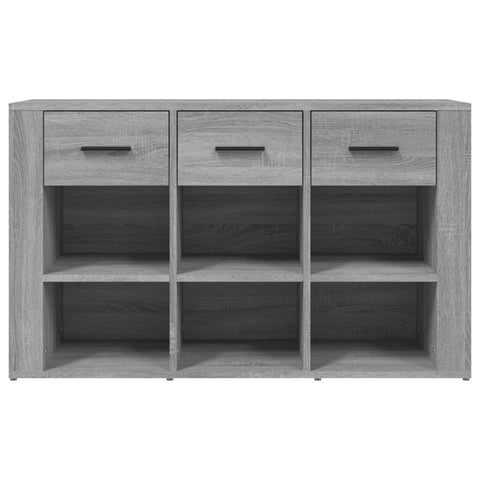 vidaXL Sideboard Grey Sonoma 100x30x59.5 cm Engineered Wood