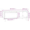 vidaXL Coffee Table Grey Sonoma 90x50x36.5 cm Engineered Wood