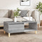 vidaXL Coffee Table Grey Sonoma 90x50x36.5 cm Engineered Wood