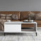 vidaXL Coffee Table White 90x50x36.5 cm Engineered Wood