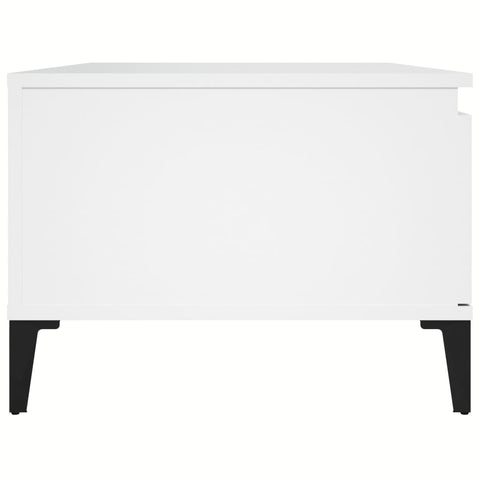 vidaXL Coffee Table White 90x50x36.5 cm Engineered Wood