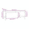 vidaXL Coffee Table White 90x50x36.5 cm Engineered Wood