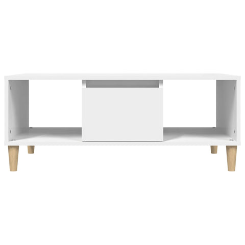 vidaXL Coffee Table White 90x50x36,5 cm Engineered Wood
