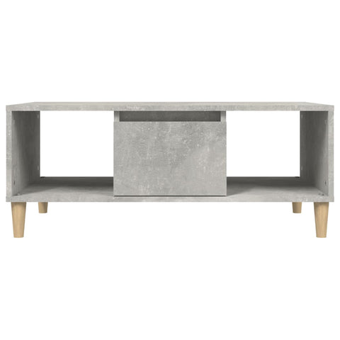 vidaXL Coffee Table Concrete Grey 90x50x36,5 cm Engineered Wood