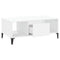 vidaXL Coffee Table White 90x50x36.5 cm Engineered Wood