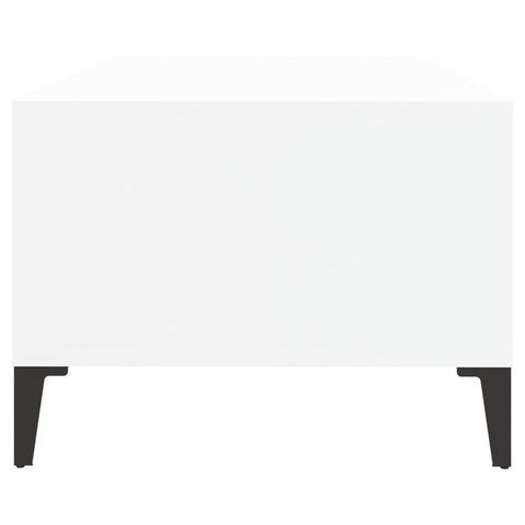 vidaXL Coffee Table White 90x50x36.5 cm Engineered Wood