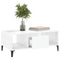 vidaXL Coffee Table High Gloss White 90x50x36.5 cm Engineered Wood