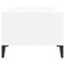 vidaXL Coffee Table High Gloss White 90x50x36.5 cm Engineered Wood