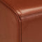 vidaXL Gym Bok Bench Brown 110 cm Real Leather and Solid Wood Mango
