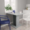 vidaXL Dining Table Grey Sonoma 80x80x75 cm Engineered Wood