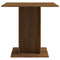 vidaXL Dining Table Brown Oak 80x80x75 cm Engineered Wood
