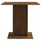vidaXL Dining Table Brown Oak 80x80x75 cm Engineered Wood