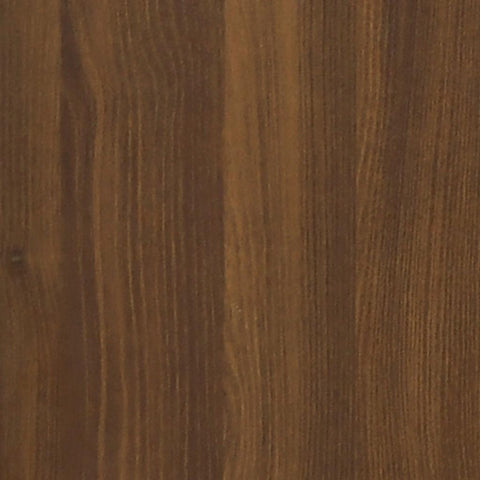 vidaXL Dining Table Brown Oak 80x80x75 cm Engineered Wood