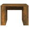vidaXL Side Table Smoked Oak 50x50x35 cm Engineered Wood