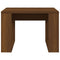vidaXL Side Table Brown Oak 50x50x35 cm Engineered Wood