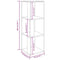 vidaXL Corner Cabinet Smoked Oak 33x33x100 cm Engineered Wood