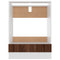 vidaXL Oven Cabinet Riga Brown Oak 60x46x81.5 cm Engineered Wood