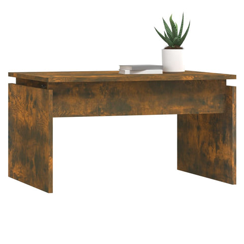 vidaXL Coffee Table Smoked Oak 68x50x38 cm Engineered Wood