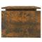 vidaXL Coffee Table Smoked Oak 68x50x38 cm Engineered Wood