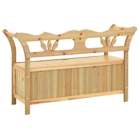 vidaXL Bench 107x45x75.5 cm Solid Wood Fir