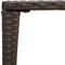 vidaXL Nesting Tables 3 pcs Brown Poly Rattan