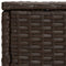 vidaXL Side Tables 3 pcs Brown Poly Rattan