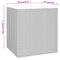 vidaXL Side Table Black 40x37x40.5 cm Poly Rattan and Tempered Glass