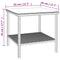 vidaXL Side Table Black 45x45x45 cm Poly Rattan and Tempered Glass