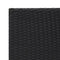 vidaXL Side Table Black 55x45x49 cm Poly Rattan