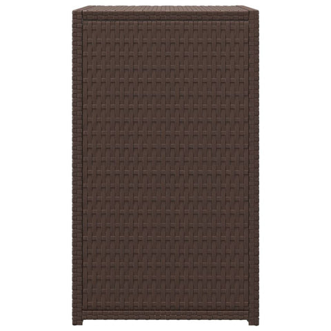 vidaXL C Table Brown 40x35x60 cm Poly Rattan