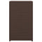 vidaXL C Table Brown 40x35x60 cm Poly Rattan