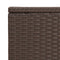 vidaXL C Table Brown 40x35x60 cm Poly Rattan