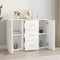 vidaXL Sideboard White 91x29.5x65 cm Engineered Wood