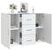 vidaXL Sideboard White 91x29.5x65 cm Engineered Wood