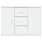 vidaXL Sideboard White 91x29.5x65 cm Engineered Wood