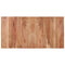 vidaXL Dining Table Black 140x70x76 cm Solid Wood Acacia