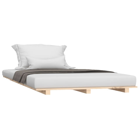 vidaXL Bed Frame without Mattress 90x200 cm Solid Wood Pine