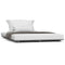 vidaXL Bed Frame without Mattress Grey 120x200 cm Solid Wood Pine