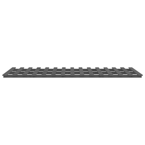 vidaXL Bed Frame without Mattress Grey 120x200 cm Solid Wood Pine