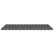 vidaXL Bed Frame without Mattress Grey 180x200 cm Super King Solid Wood Pine